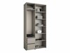Kledingkast Hartford 563 (Wit)