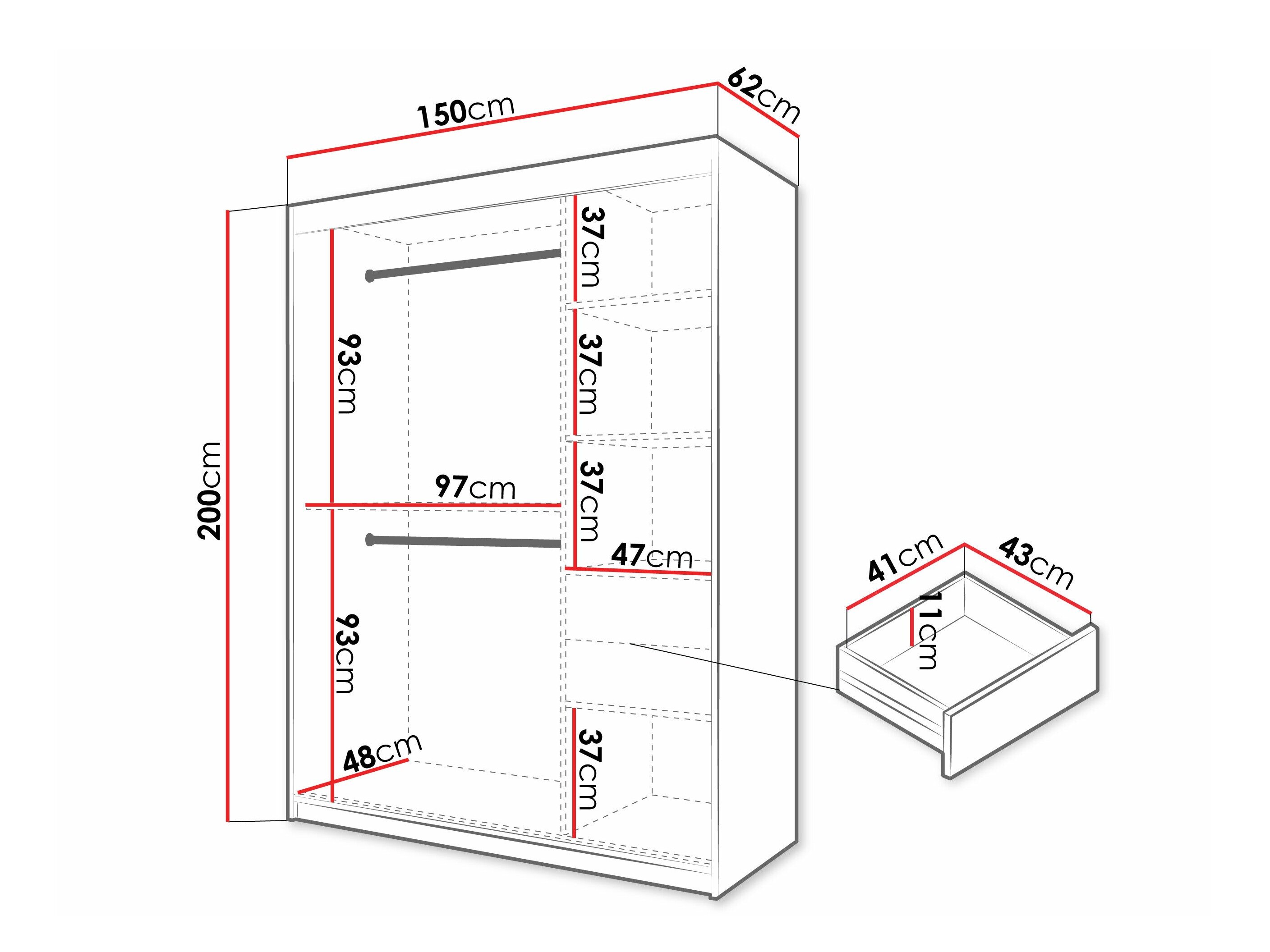 Armoire Hartford 576 (Blanc)