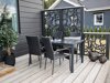 Scaun de exterior Dallas 736 (Negru)