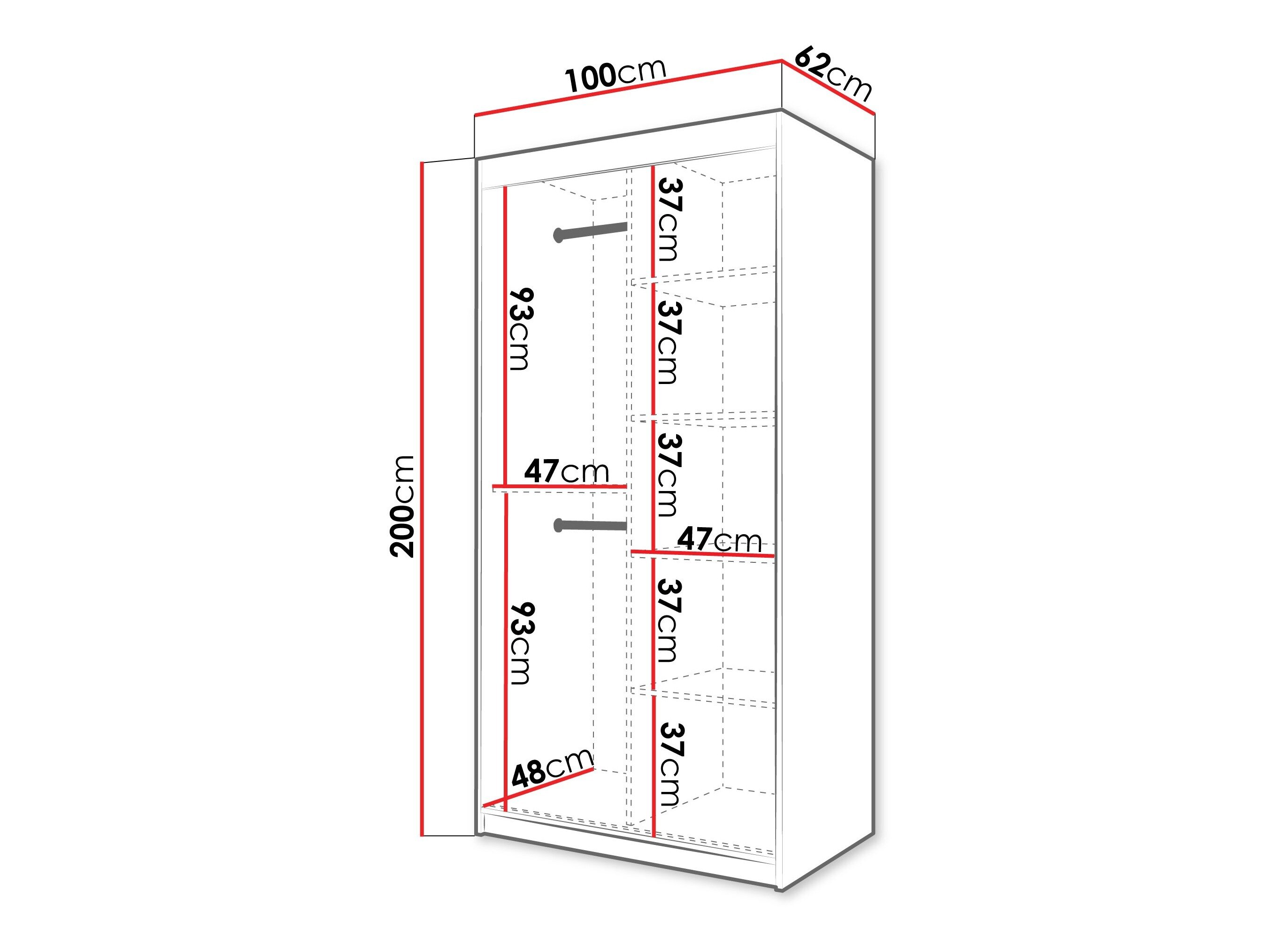 Garderobeskab Hartford 578 (Artisan eg)