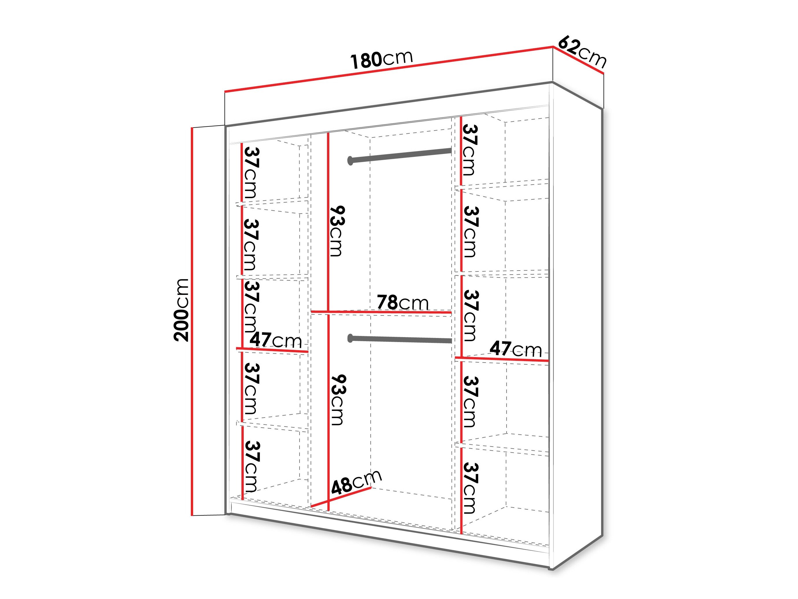 Garderobeskab Hartford 578 (Artisan eg)