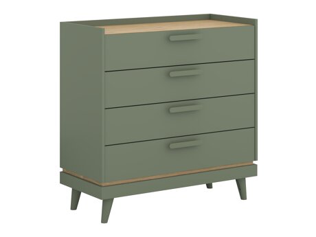 Kommode Fertalu 104 (Grøn + Egetræ)