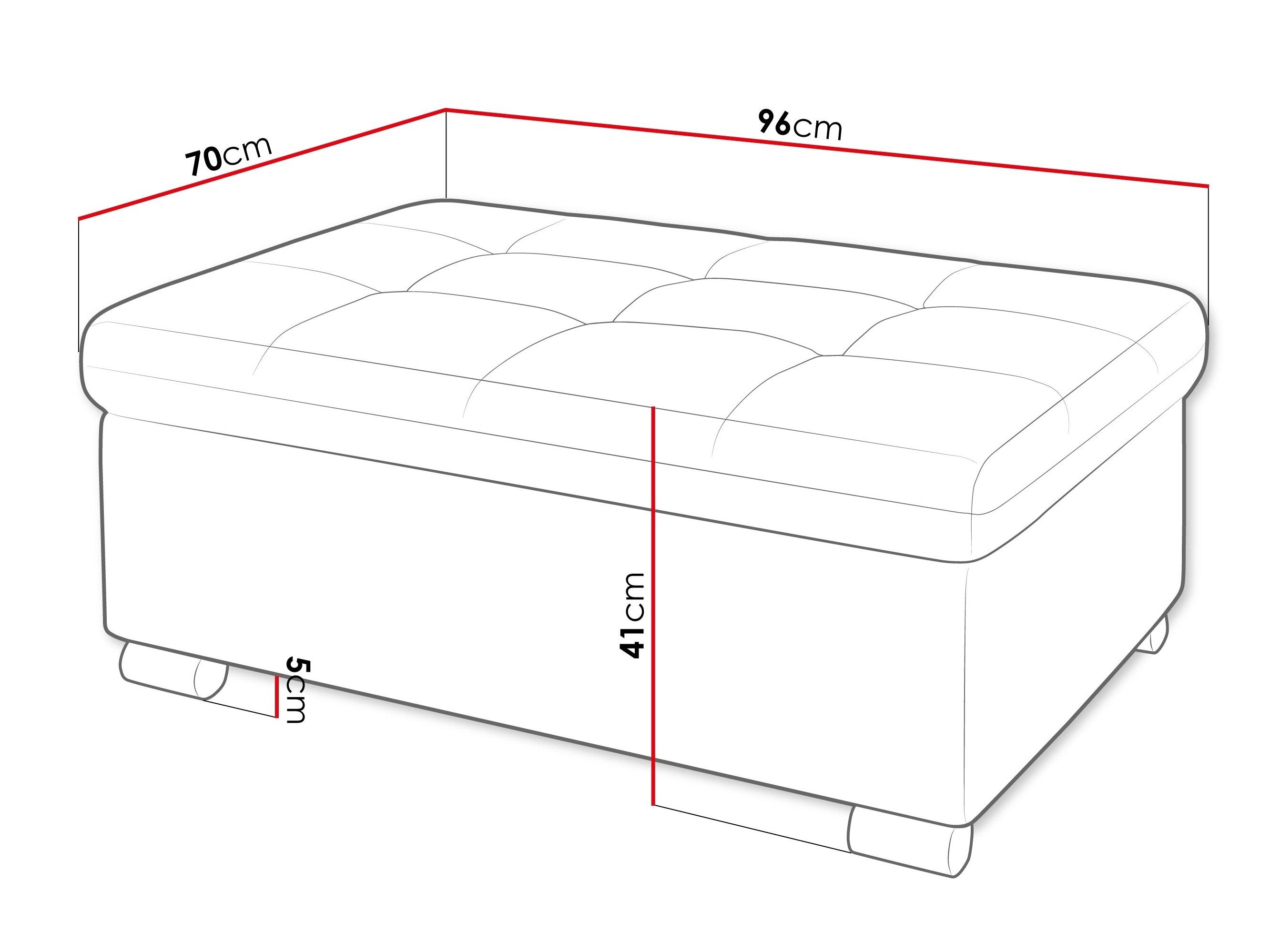 Polstret bænk Comfivo Gemma I (Manza 22)