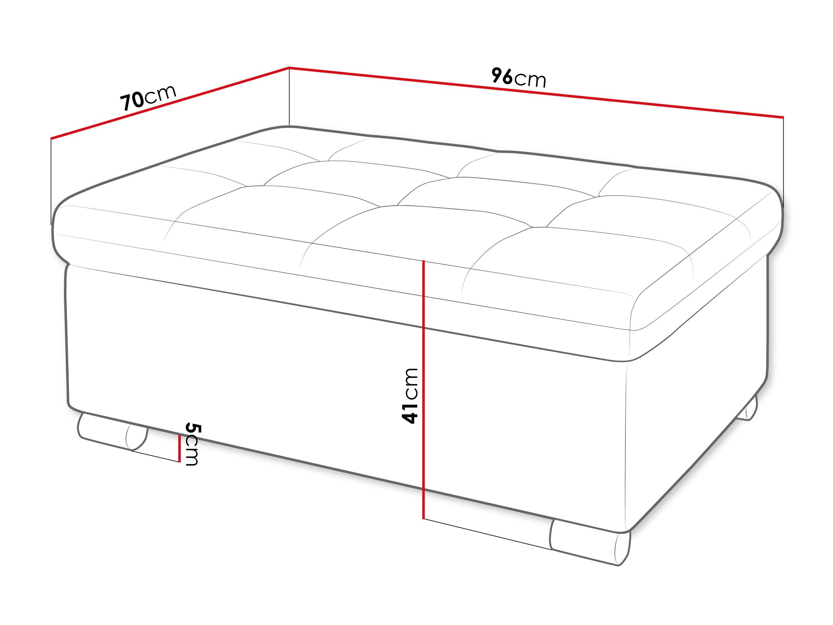 Polstret bænk Comfivo Gemma I (Maya 09)