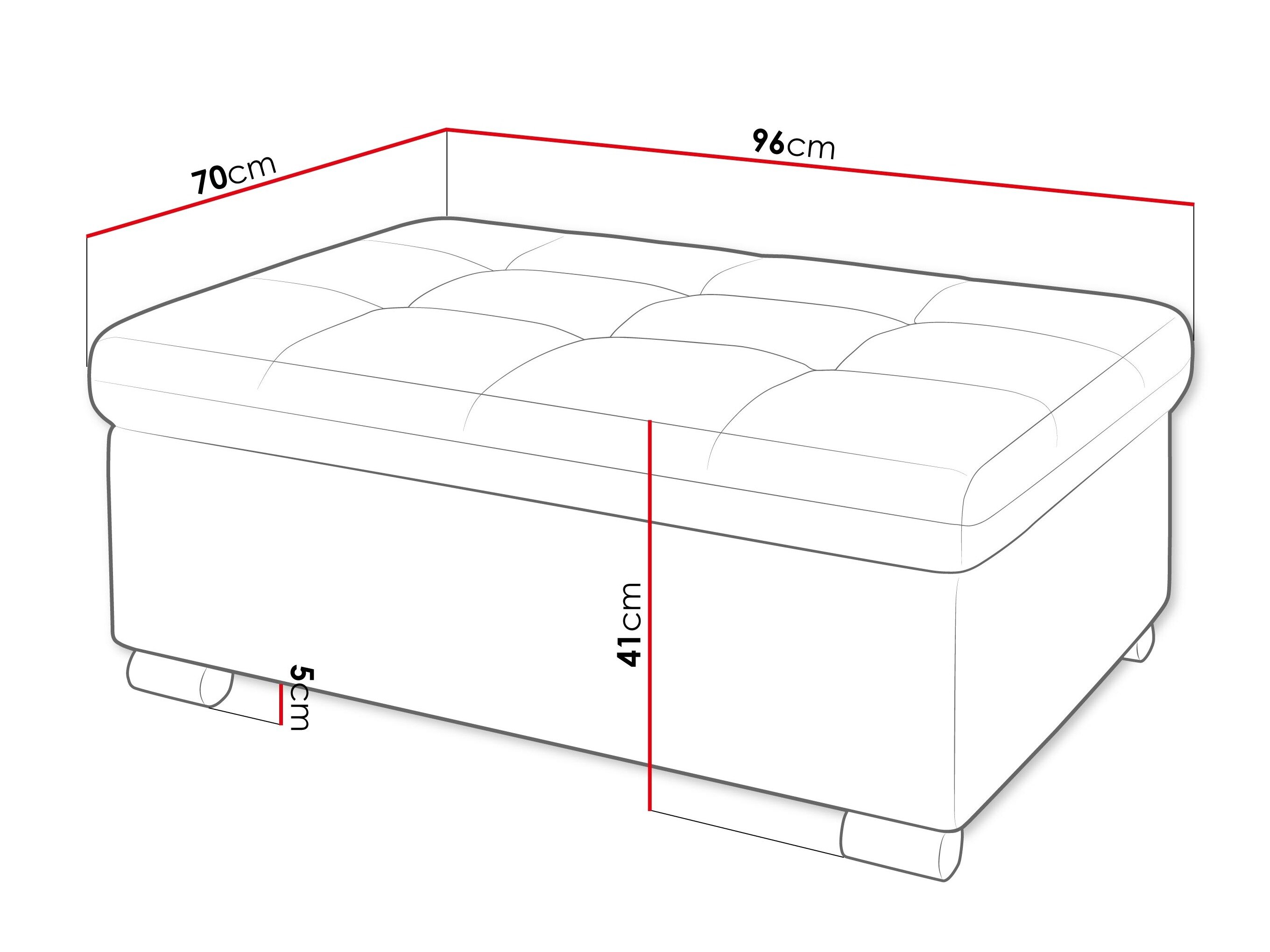 Polstret bænk Comfivo Gemma I (Zoya 03)
