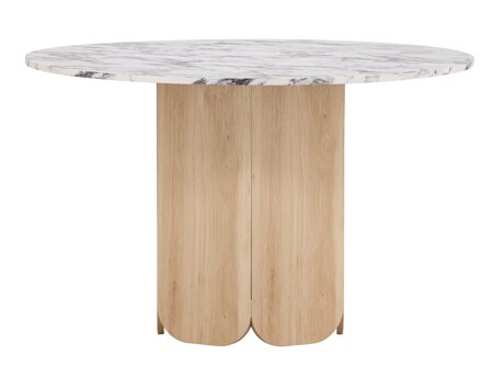 Tafel Dallas 4894 (Grijs marmer + Lichtbruin)
