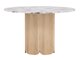 Tafel Dallas 4894 (Grijs marmer + Lichtbruin)