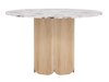 Tafel Dallas 4894 (Grijs marmer + Lichtbruin)