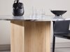 Tafel Dallas 4894 (Grijs marmer + Lichtbruin)