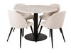Eetkamerset Dallas 1297 (Beige + Zwart)