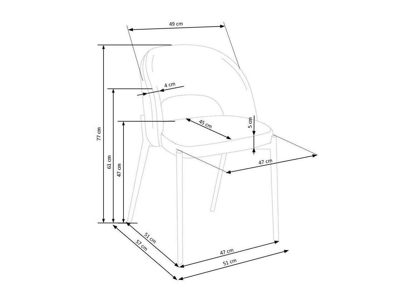 Stol Houston Virtus (Beige + Sort)
