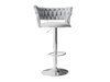 Chaise de bar Comfivo Hilaritas III (Argent + Gris)