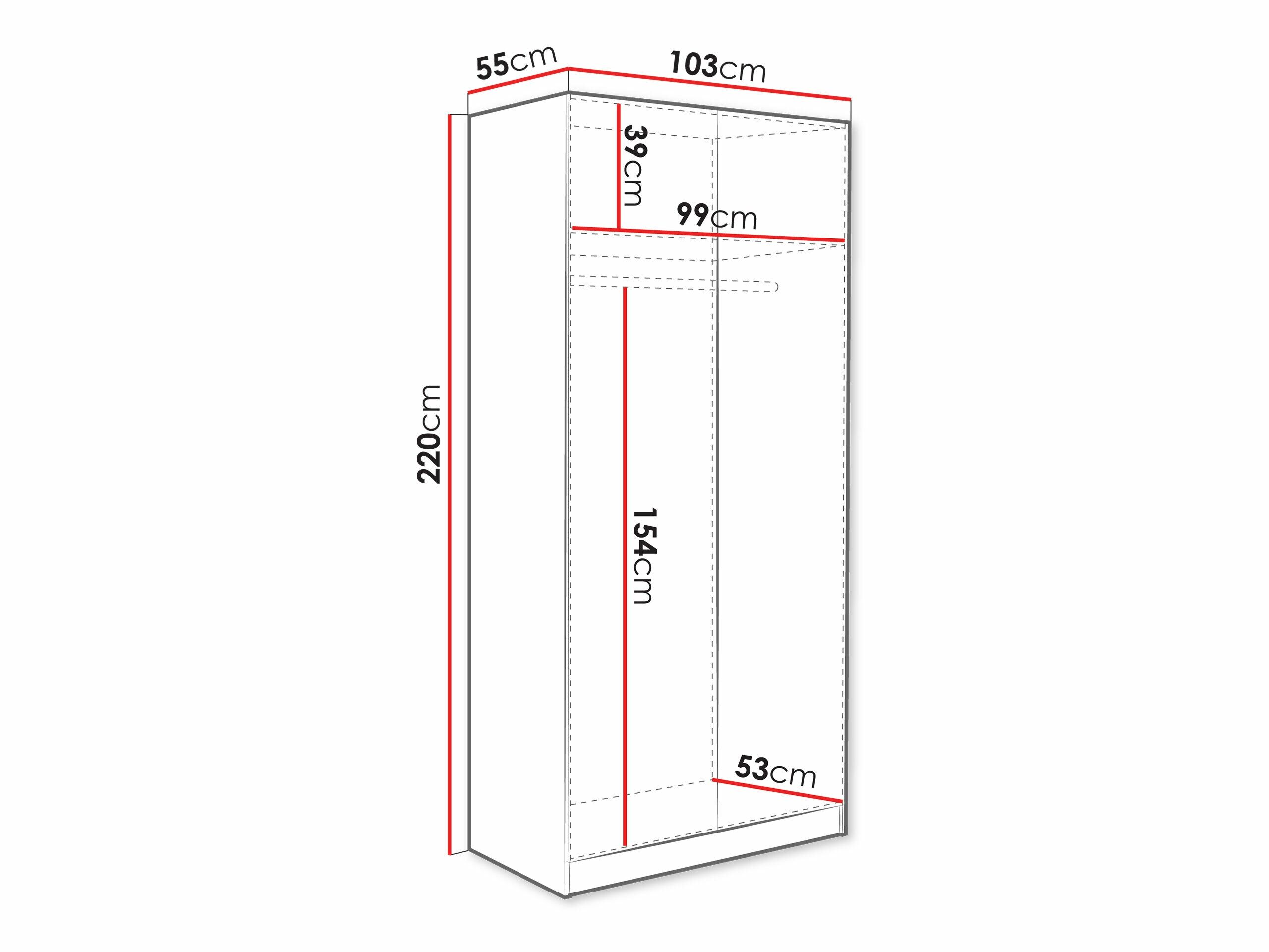 Armoire Lunole 113 (Cachemire)