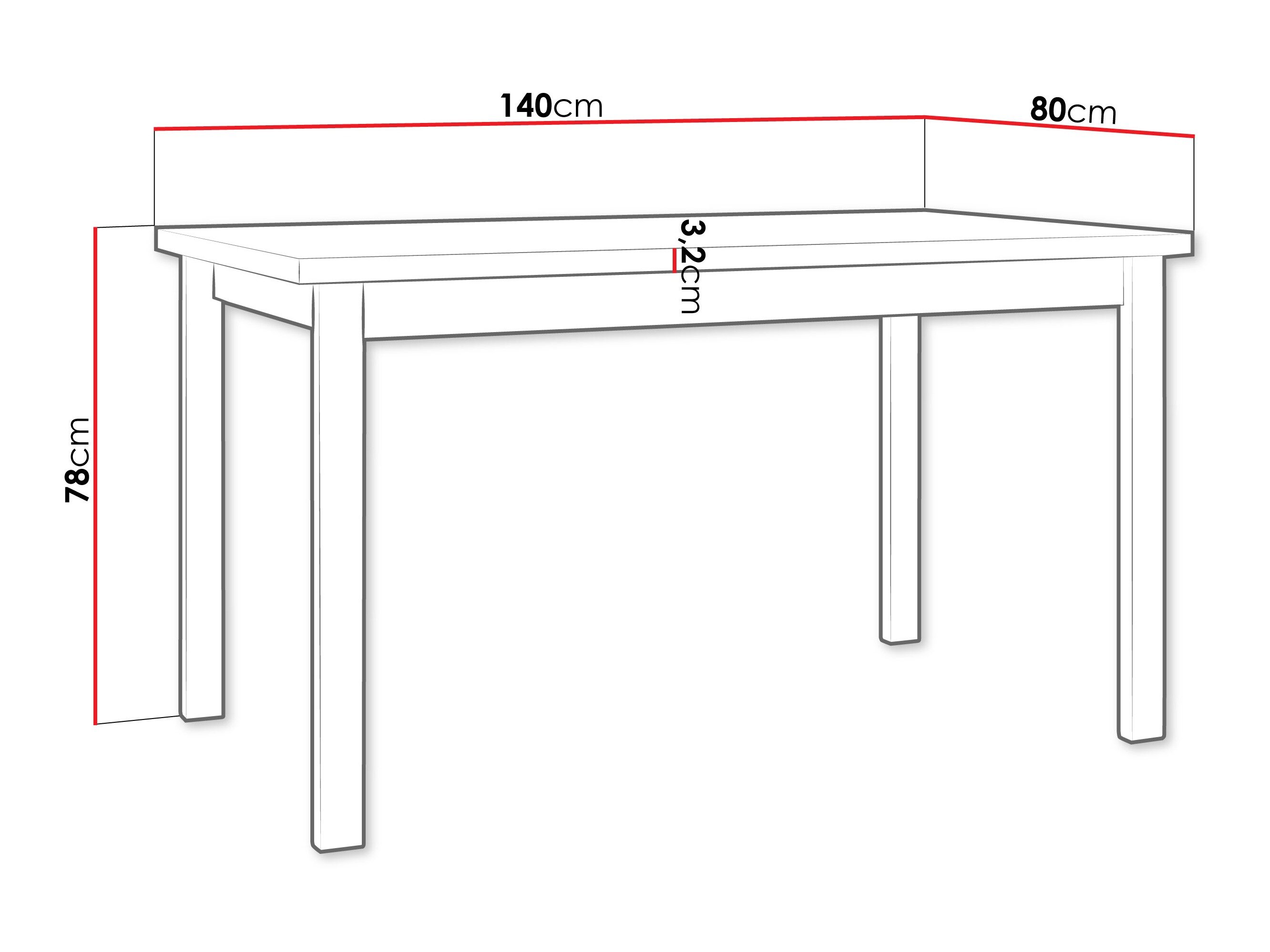 Bord Victorville 377 (Artisan eg + Hvid)