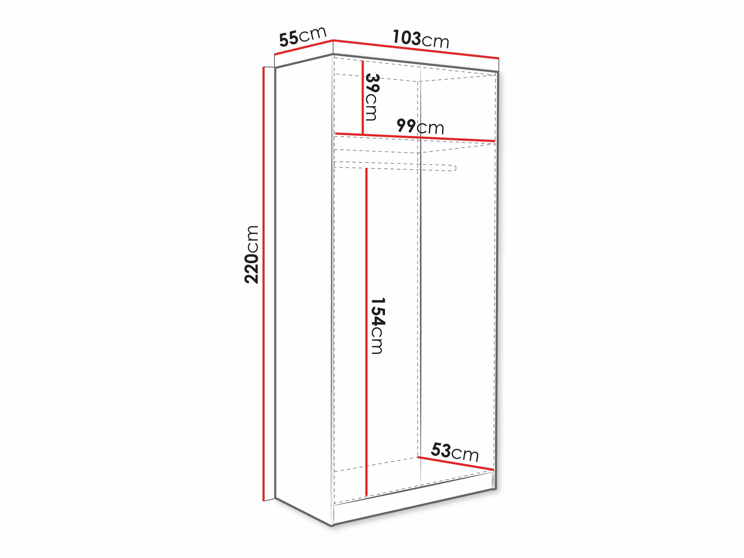Garderobeskab Lunole 113 (Kashmir)