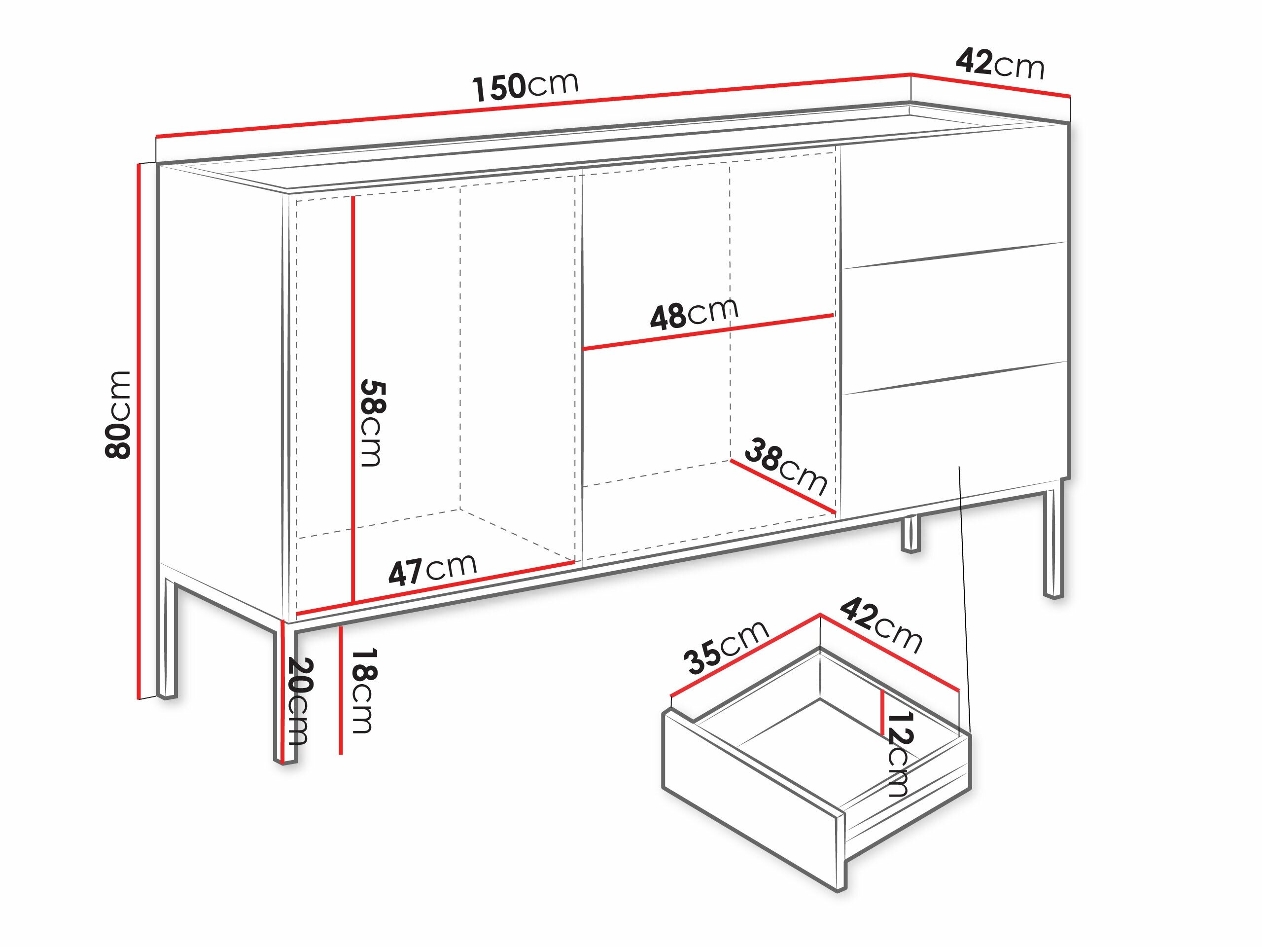 Kommode Lunole 114 (Kashmir)