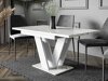 Tafel Musus (Wit marmer + Wit)