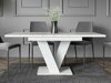 Tafel Musus (Wit marmer + Wit)