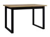 Tafel Victorville 378 (Artisan eiken + Zwart)