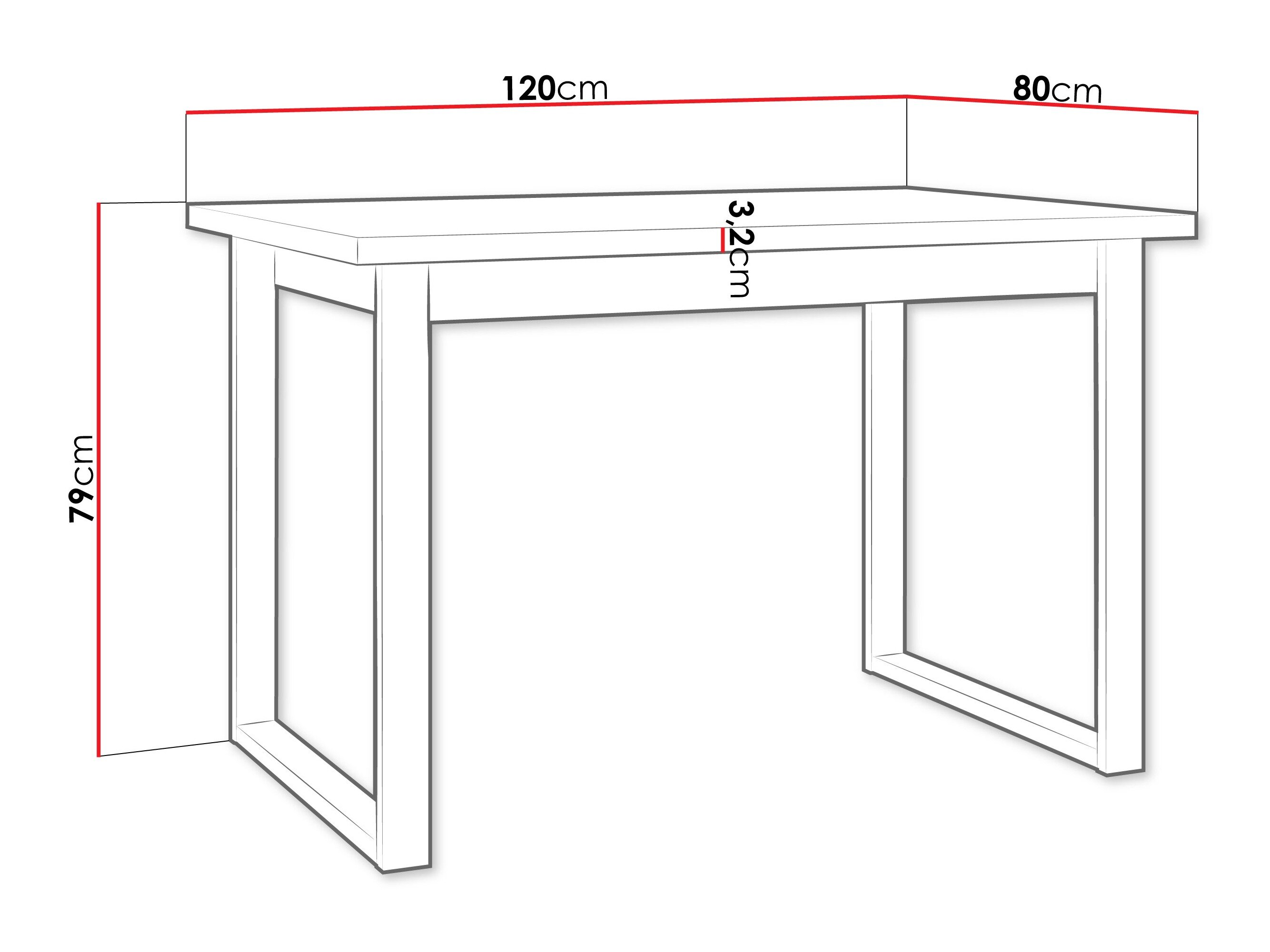 Tafel Victorville 378 (Artisan eiken + Zwart)