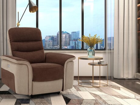 Tugitool recliner Denton 680 (Pruun + Beež)
