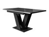 Tafel Musus (Zwart marmer + Zwart)