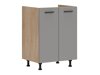Modulaire spoelbakkast met deuren Ati Grey 106
