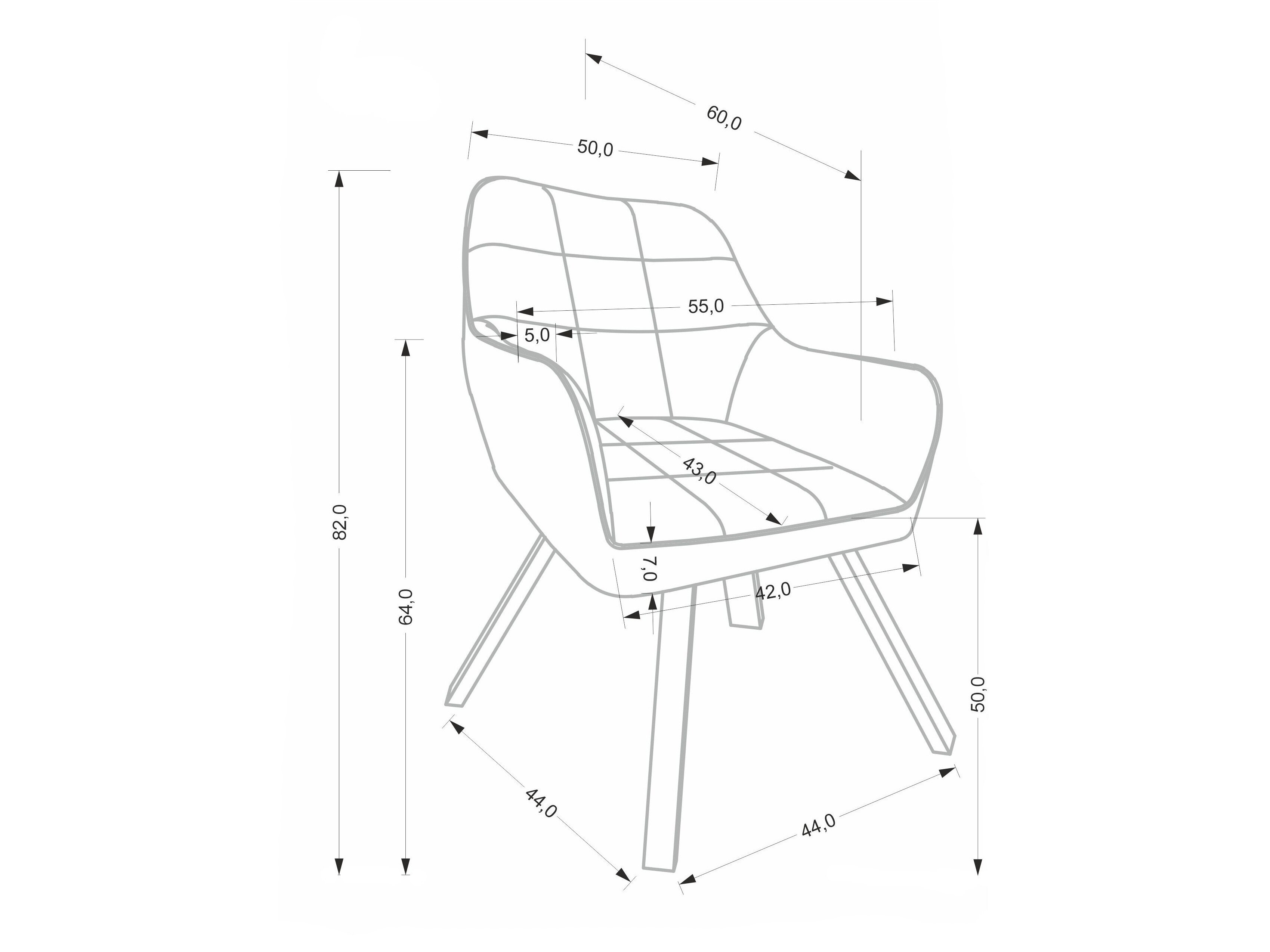Stol Houston 2070 (Sort)