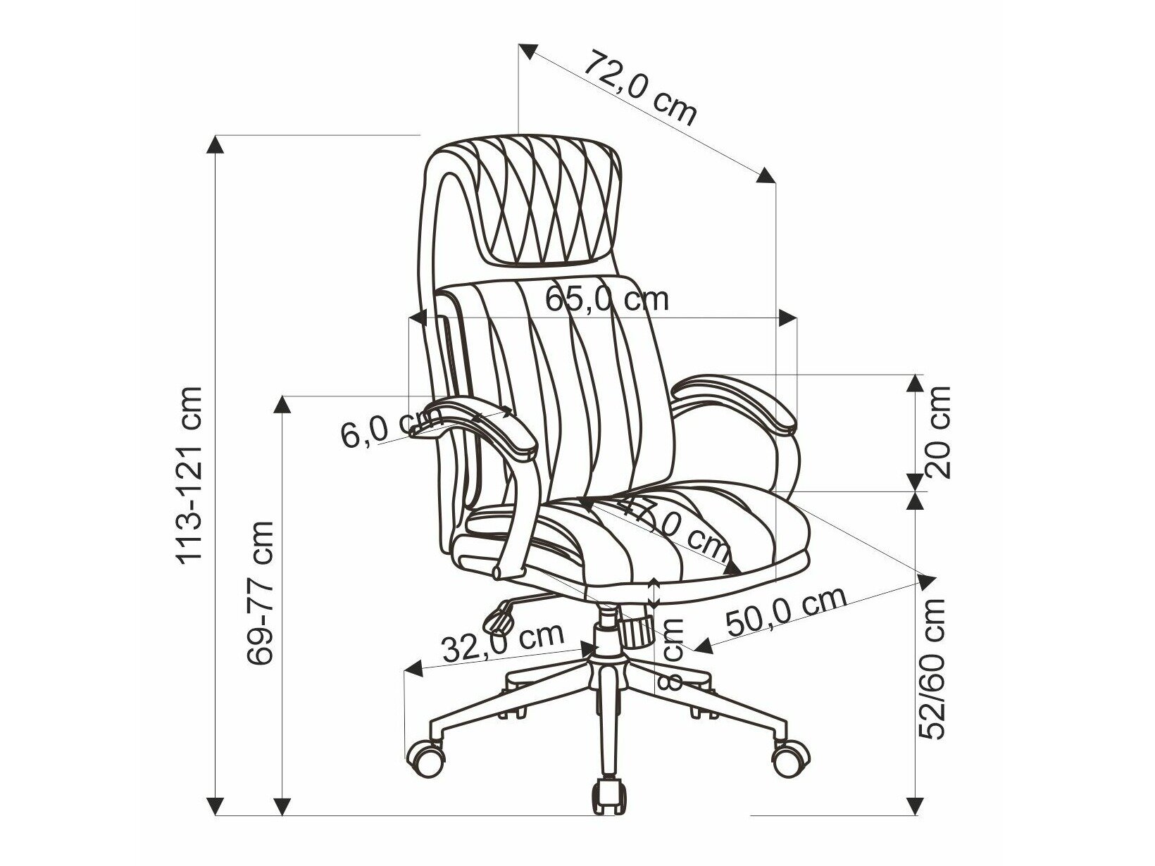 Kontorstol Houston 1606