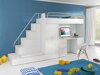 De reeks van de kinderkamer Campus I (Wit + Glanzend wit)