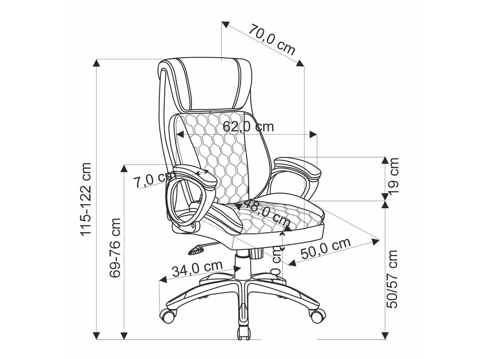 Kontorstol Houston 1608