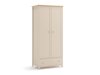 Garderobeskab Romelbo 145 (Beige + Egetræ)