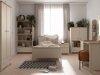 Kledingkast Romelbo 145 (Beige + Eiken)
