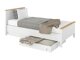 Bed Romelbo 148 (Wit + Eiken)