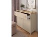 Ladekast Romelbo 150 (Beige + Eiken)