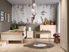 Ladekast Romelbo 150 (Beige + Eiken)