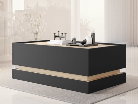 Sofabord Comfivo Tilia (Sort + Egetræ)