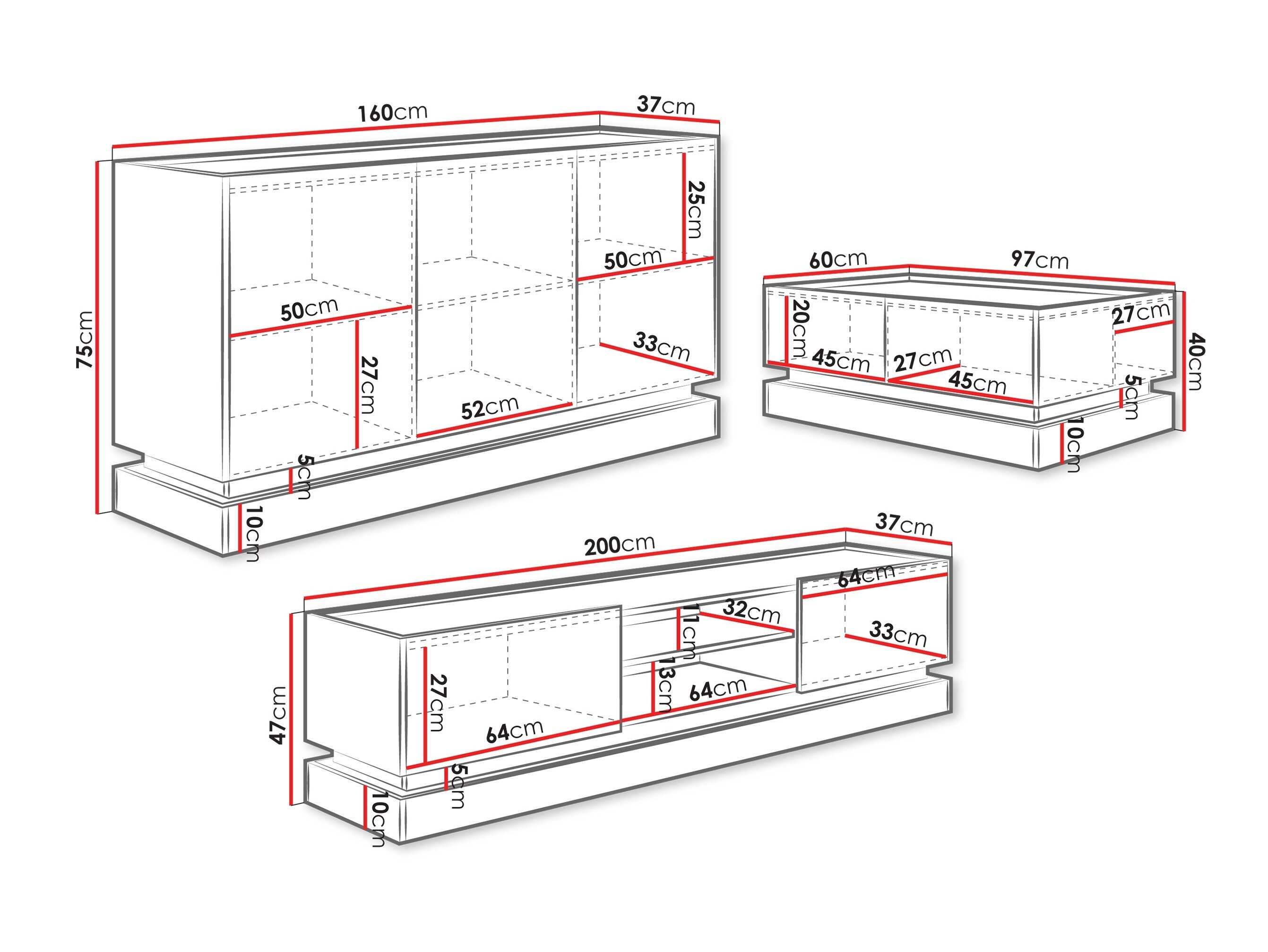 Stuemøbelsæt Comfivo Tilia (Kashmir + Egetræ)