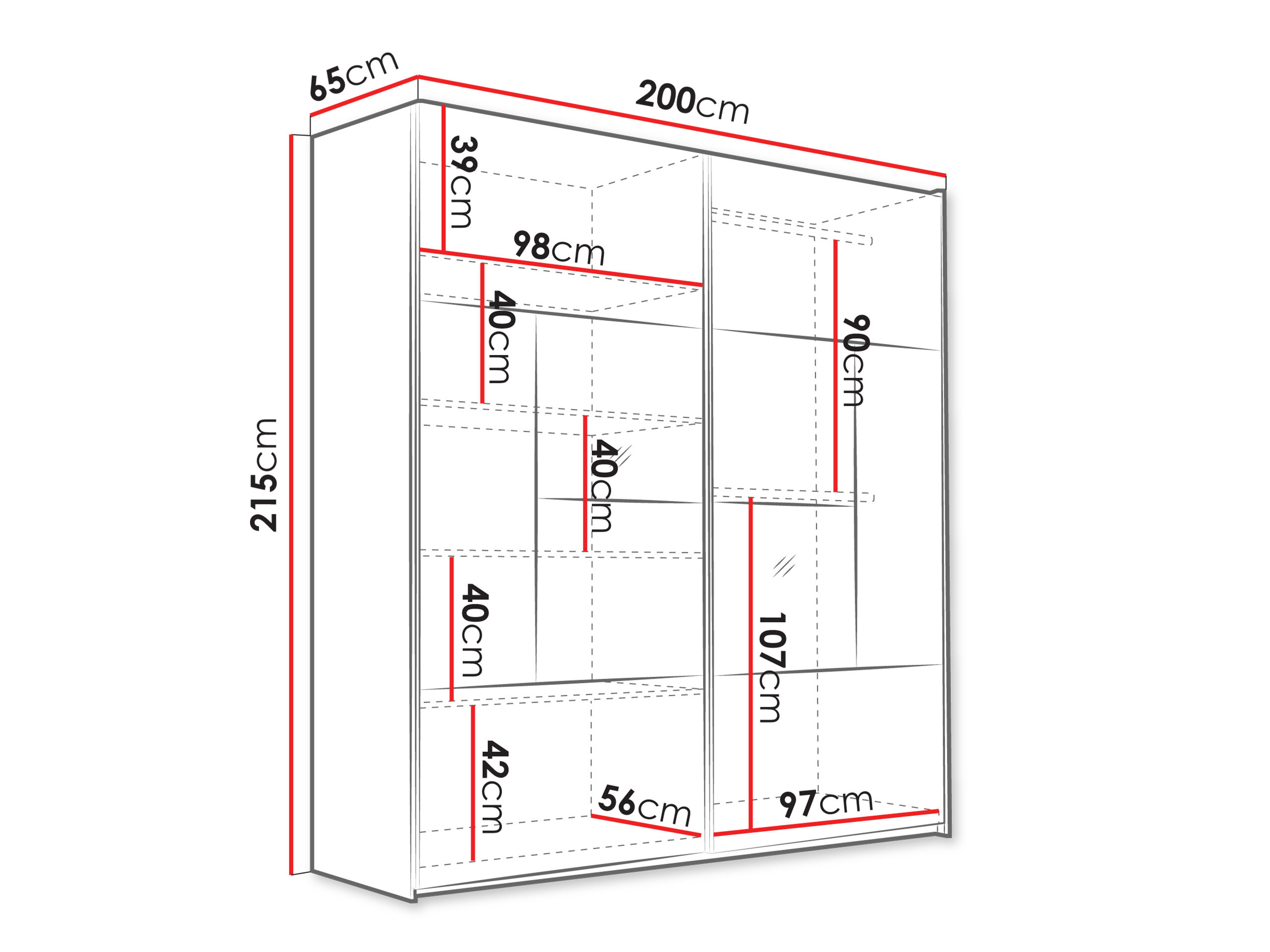 Garderobeskab Honolulu 273 (Kashmir)