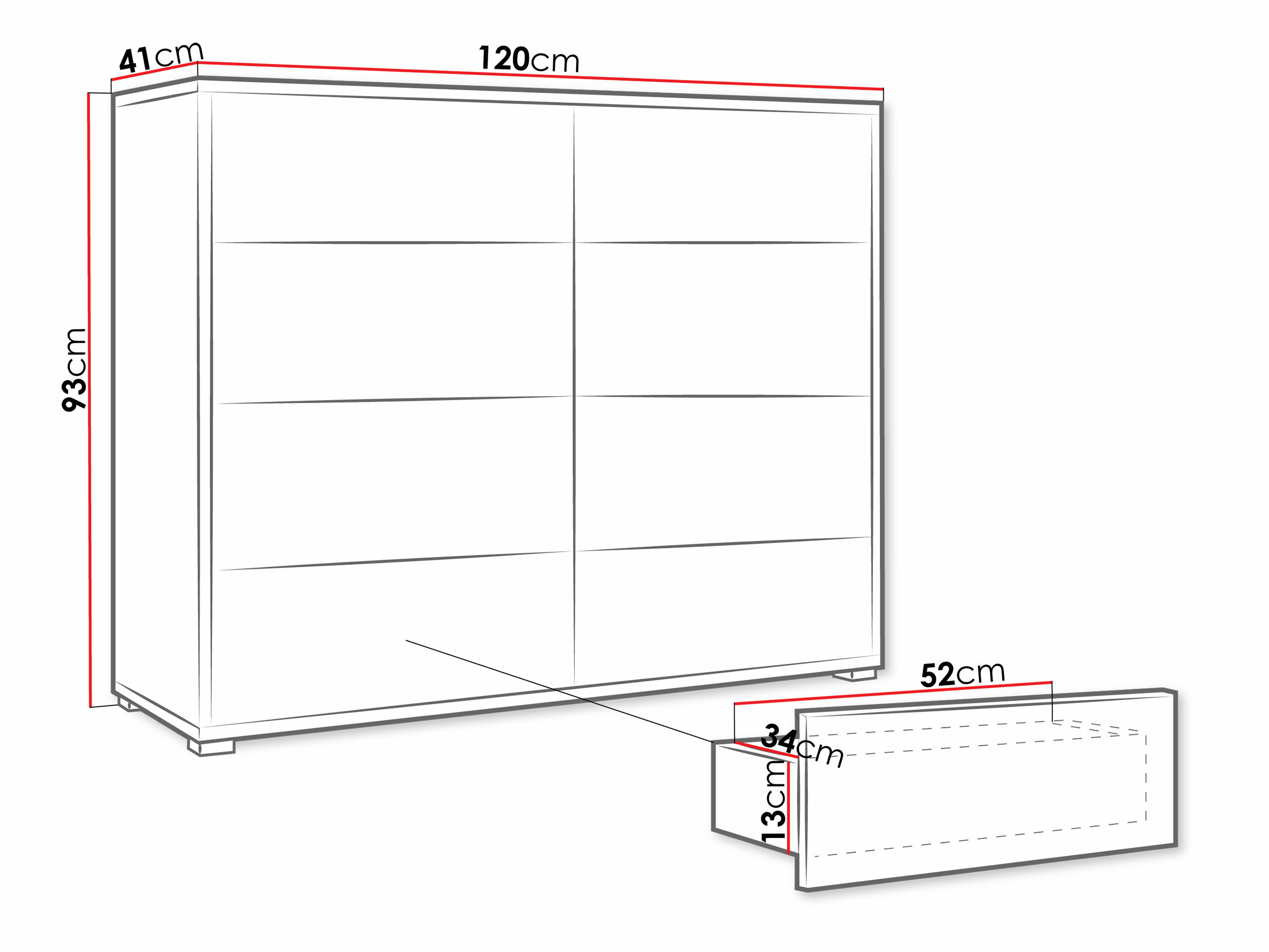 Kommode Comfivo Tutela III (Kashmir)