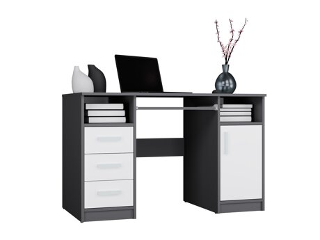 Bureau Mandeville 330 (Antraciet + Wit)