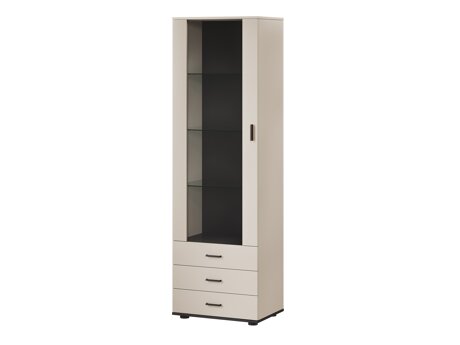 Boekenkast Tornola 102 (Kasjmier + Zwart)