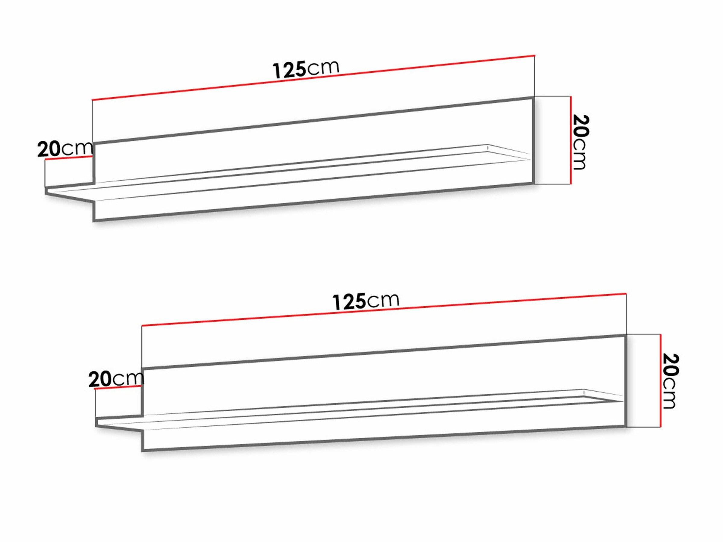 Set wandplanken Tornola 104 (Lefkas eik + Zwart)