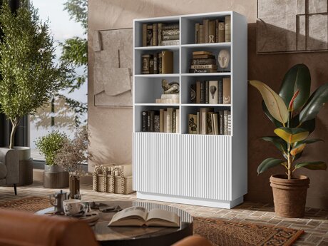 Boekenkast Lingua (Wit)