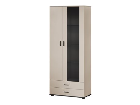 Boekenkast Tornola 105 (Kasjmier + Zwart)