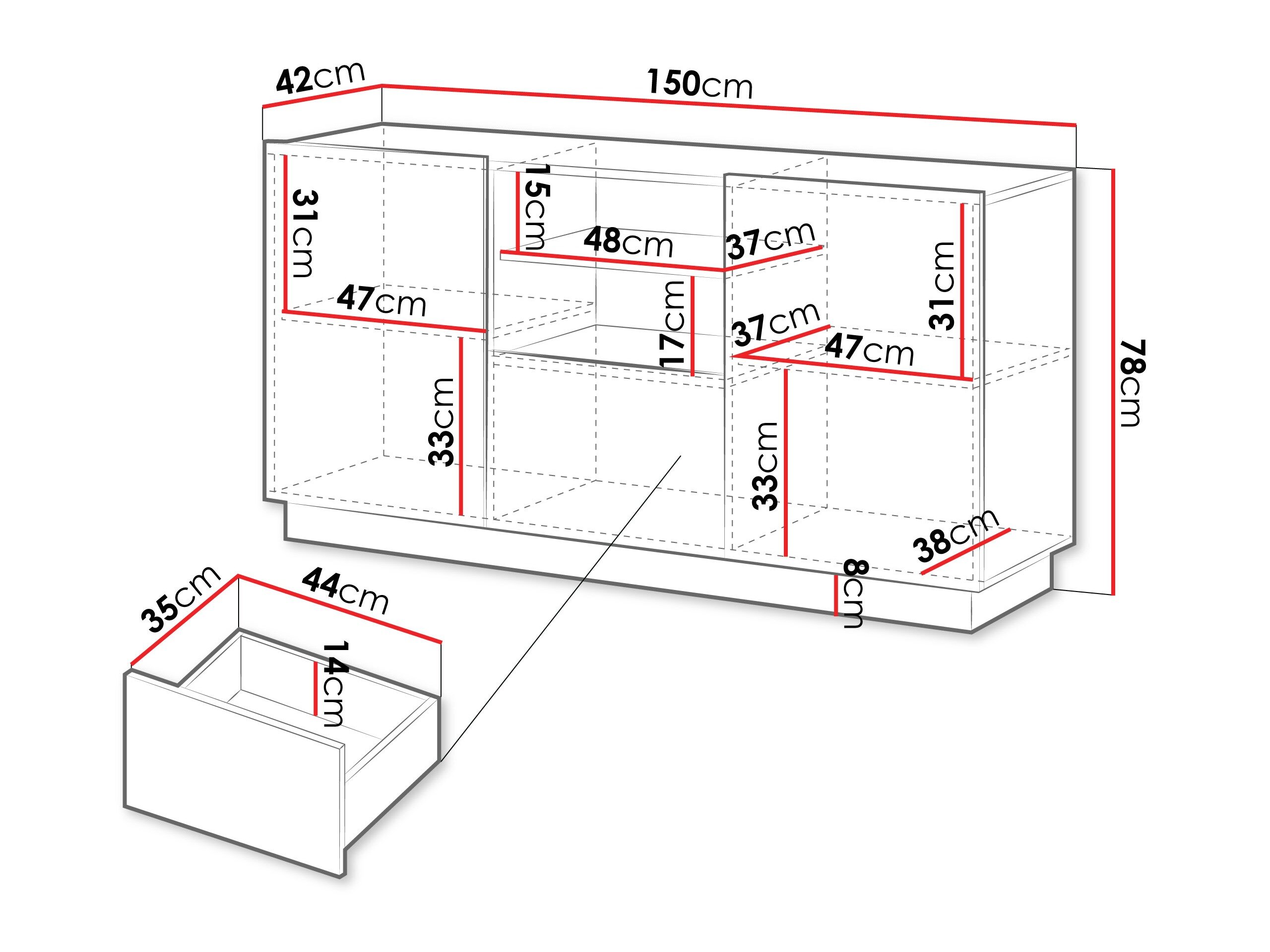 Kommode Lingua (Kashmir)