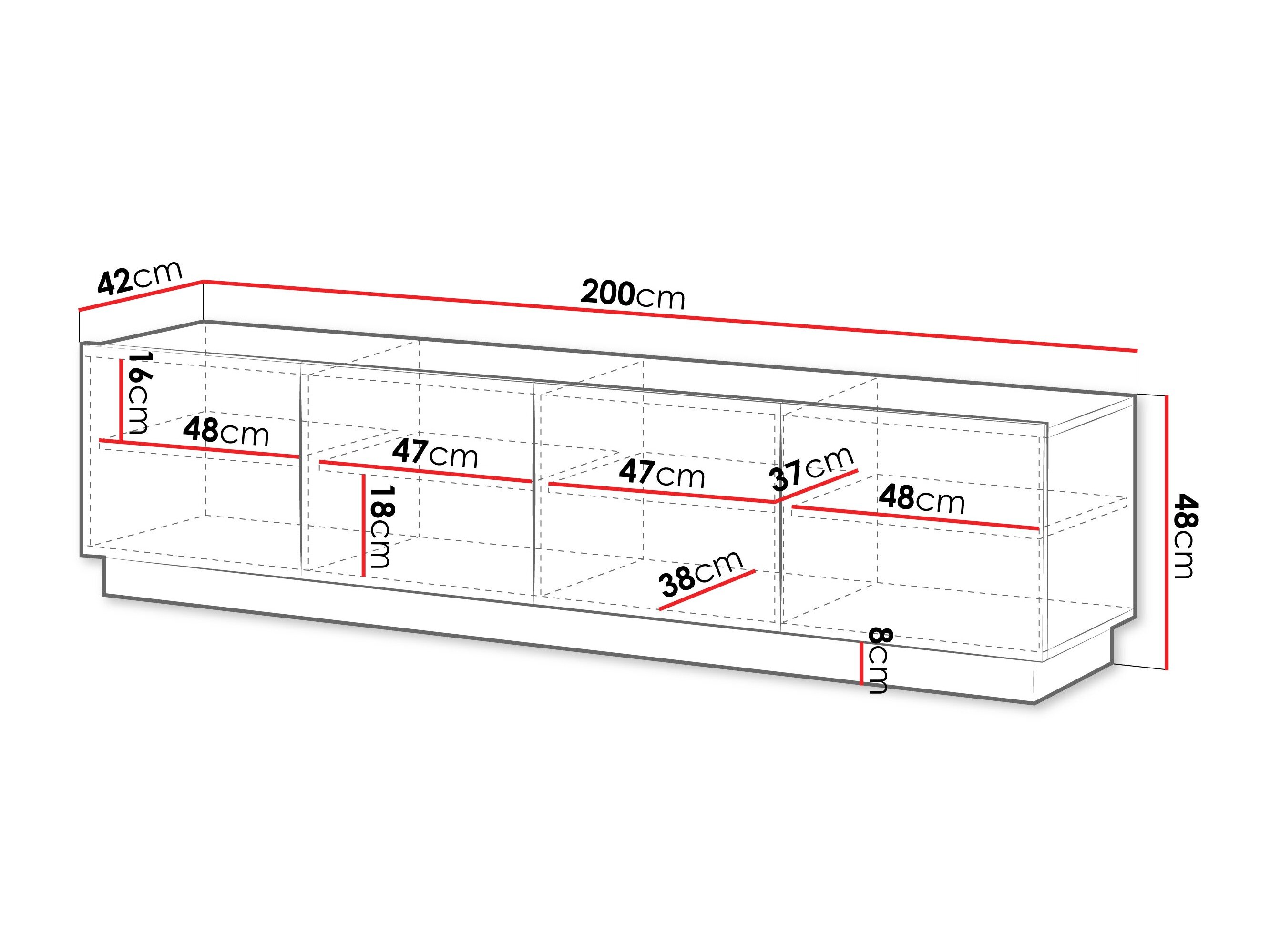 TV-bord Lingua I (Kashmir)
