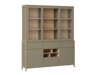 Boekenkast Fermaru 100 (Stoffig groen + Eiken)