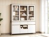 Boekenkast Fermaru 100 (Wit + Eiken)