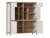 Dressoir Fermaru 106 (Wit + Eiken)